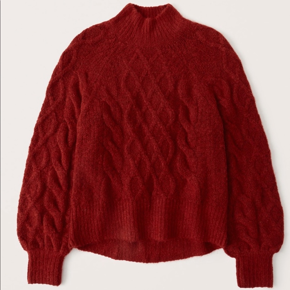 Abercrombie & Fitch Cozy Mockneck Sweater NWOT